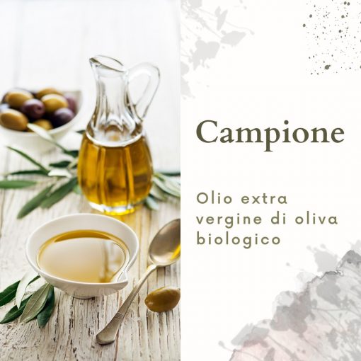 Campione olio extra vergine di oliva biologico