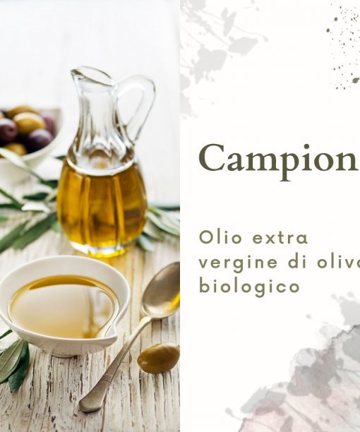 Campione olio extra vergine di oliva biologico